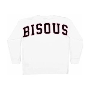 Longsleeve Bisous Men College White