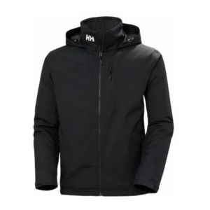 Jas Helly Hansen Men Crew Hooded Midlayer Jacket 2 Black-L