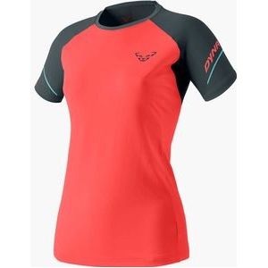 Hardloopshirt Dynafit Women Alpine Pro Short Sleeve Hot Coral-L