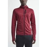 Craft - Eaze Sweat Hood - Vest - Rood - 100% Polyester