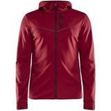 Craft - Eaze Sweat Hood - Vest - Rood - 100% Polyester