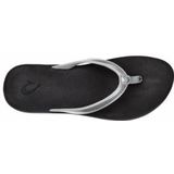 OluKai - Puawe - Slipper - Zilver Zwart - Nylon en PU