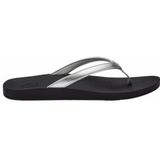 OluKai - Puawe - Slipper - Zilver Zwart - Nylon en PU