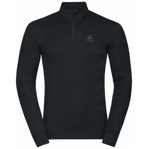 Ondershirt Odlo Men BL Top Turtle Neck LS Half Zip Active Black-XL