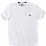 T-Shirt Carhartt Men Force Flex Pocket White-S