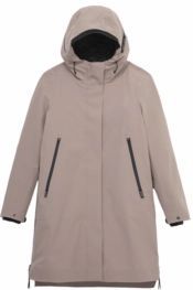 Krakatau - Mercury - Parka - Grey Sanguine - Technisch Materiaal - Ademend en Waterdicht