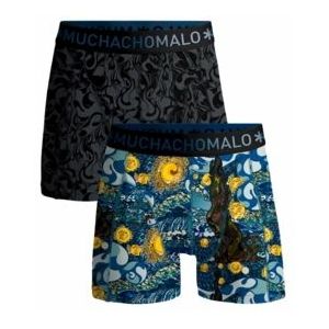 Boxershort Muchachomalo Men Shorts Starry Print Print (2-Pack)-M