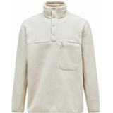 Peak Performance - Fleece Snap T-Neck - Trui - Sand Fog