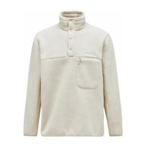 Peak Performance - Fleece Snap T-Neck - Trui - Sand Fog