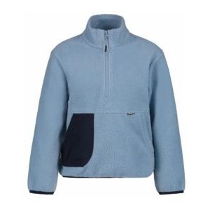 Icepeak - KOKOMO JR - Tricot-fleecetrui - Lichtblauw - 100% Polyester - Sneldrogend