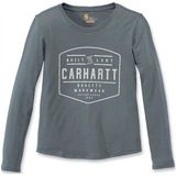 T-Shirt Carhartt Women Graphic L/S Balsam Green-XS