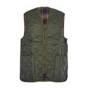 Bodywarmer Barbour Men Quilted Waistcoat/Zip-In Liner Olive Classic-Maat 46