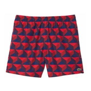 Zwembroek Lacoste Men MH7628 Penumbra/Alizarin Red-M