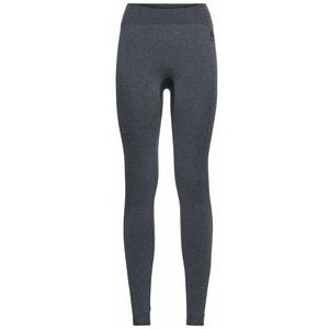 Ondergoed Odlo Women BL Bottom Long Performance Warm Eco Grey Melange Black-L