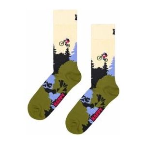 Happy Socks Unisex Mountain Bike White-Schoenmaat 41 - 46