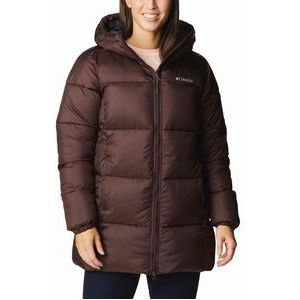 Jas Women Columbia Puffect Mid Hooded Jacket New Cinder-L