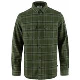 Blouse Fjällräven Men Övik Heavy Flannel Shirt Deep Forest Laurel Green-M