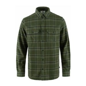 Blouse Fjällräven Men Övik Heavy Flannel Shirt Deep Forest Laurel Green-XL