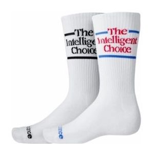 Socks New Balance Unisex Intelligent Choice Crew White (2 Pack)-Schoenmaat 39 - 42