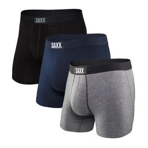 Boxershort Saxx Men Vibe Black/Grey/Blue 3-Pack-XL