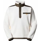 The North Face - Royal Arch 1/4 Snap - Trui - Gardenia White New Taupe Green