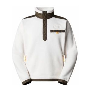 The North Face - Royal Arch 1/4 Snap - Trui - Gardenia White New Taupe Green