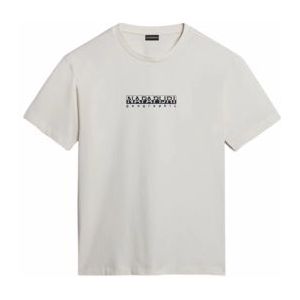 T-Shirt Napapijri Men S-Box 4 White Whisper-L