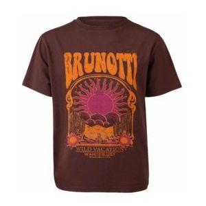 T-Shirt Brunotti Girls Vievy Chocolate-Maat 164