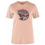 T-Shirt Fjällräven Women Abisko Wool Fox SS Chalk Rose Port-XL