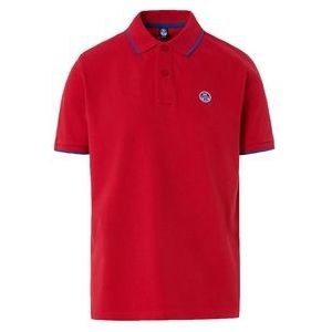 Polo North Sails Men SS Polo With Graphic Red-XXXL