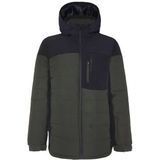 Protest - Mount 21 - Ski Jas - Groen - Softshell - Gewatteerde Delen