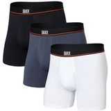Boxershort Saxx Men Non-Stop Stretch Cotton Black/Deep Navy/White 3-Pack-XXL