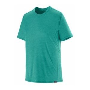 T Shirt Patagonia Men Cap Cool Lightweight Shirt Subtidal Blue / Light Subtidal Blue X/Dye-XS