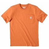 T-Shirt Carhartt Men Workwear Pocket S/S Marmalade Heather-XL