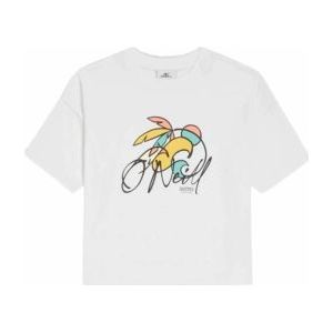 T-Shirt O'Neill Girls Addy Graphic Snow White-Maat 128