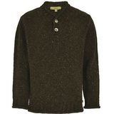 Dubarry - Taylor - Trui - Groen - Wol - Grof Breisel - V-hals Met Knopen