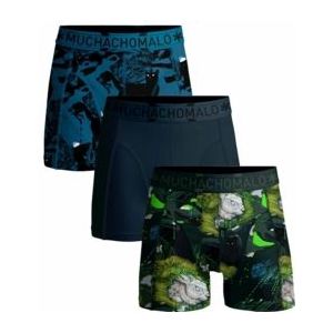Boxershort Muchachomalo Men Shorts Theone Print/Print/Blue (3-Pack)-M