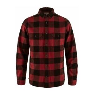 Overhemd Fjällräven Men Övik Heavy Flannel Shirt Red Black-XL