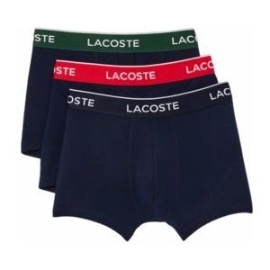 Boxershort Lacoste Men 5H3401 Navy Blue/Green-Red-Navy (Set van 3)-S