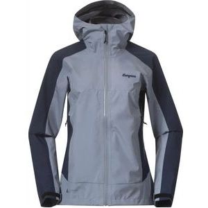 Jas Bergans Vaagaa Light 3L Shell Jacket Women Husky Blue/Navy Blue-XS