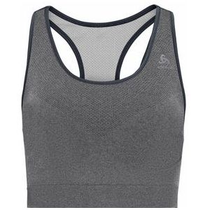 Sport BH Odlo Women Sport Bra Seamless Medium Ceramicool Odlo Silver Grey Melange