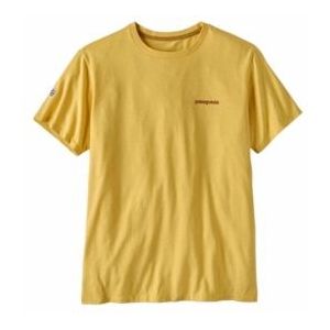 T Shirt Patagonia Unisex Fitz Roy Icon Responsibili Tee Milled Yellow-XL