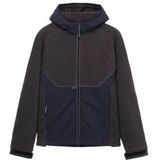 Jas Krakatau Men Kuiper Fleece Hooded Dark Grey-L