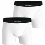 Boxershort Björn Borg Men Premium Cotton Stretch Boxer Multipack 2 White (2-pack)-XS