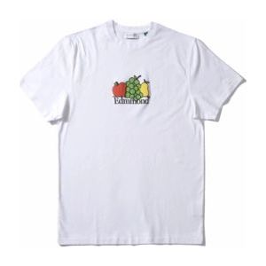 T-Shirt Edmmond Studios Men Fruits Plain White-XXL