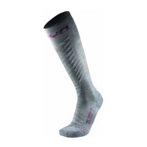 Skisok UYN Women One Comfort Fit Grey/Purple-Schoenmaat 39 - 40