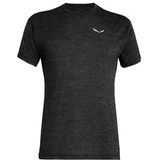 T-Shirt Salewa Men Puez Melange Dry M S/S Tee Black Out Melange-L