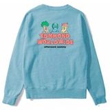 Sweatshirt Edmmond Studios Men Afterwork Society Plain Light Blue-XL