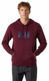 Hoodie Helly Hansen Men Logo Hoodie Hickory-S