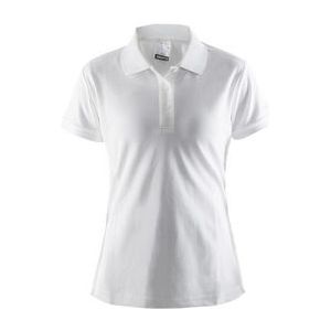 Craft - Classic Pique - Polo - Wit - 100% Polyester - Vochtafvoerend